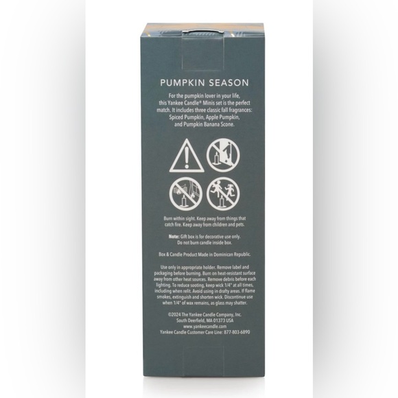 🆕🍂 YANKEE CANDLE “PUMPKIN SEASON” MINI CANDLE COLLECTION! BRAND NEW IN BOX! - Picture 5 of 11